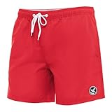 Ladeheid Badehose Herren Bequeme Badeshorts Lang mit Seitentaschen und...