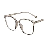 3MOG7Y1 Klassische Retro-Brille, ultraleicht, großer quadratischer Rahmen,...