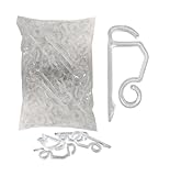 Dachrinnenhaken für Outdoor Lichterketten - 24 Stück - Kunststoff...