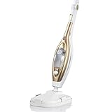 Vibrations-Dampfbesen - 100° heißem Dampf - gold/weiß