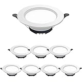 OOMRNV 8Er-Pack Led-Einbaudownlights, Blendenverkleidung,...