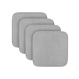 Sitzkissen (4er Pack) Stuhlkissen mit Anti Rutsch Unterseite 38cm x 38cm -...