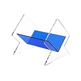 Zhaoj24-05 CD-Halter Transparentes Acryl-CD-Schallplattenregal for den...