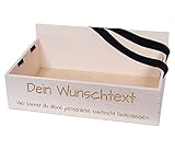 Alsino Bauchladen Holz mit Wunschtext Beschriftung JGA Promotion Events -...