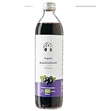 LOOV Bio Schwarzer Johannisbeersaft, 500 ml, reiner Saft, nicht aus...