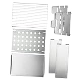 PartyKindom Tragbarer Camping Holzkohlegrill aus Robustem Kleiner...