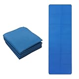 Faltbare Yogamatte, Rutschfest Tragbare Fitnessmatte, Gymnastikmatte...