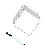 HOUDERCO 12Stücke Wiederverwendbare Whiteboard Aufkleber mit Abnehmbarem...