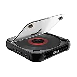Multifunktionaler tragbarer Stereo-CD-Player mit Bluetooth, Retro, klein,...