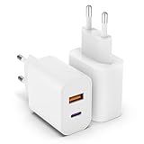 20W USB C Adapter, 2er Pack iPhone ladegerät für iPhone 16 15 14 Plus Pro...