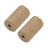 NOLITOY 2 Stück Piccolo Korken aus Naturkork Kleiner Schutzkorken für...