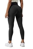 LUODUODUO Sport Gym Leggings Damen - High Waist Scrunch Butt Push Up Boom...