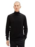 TOM TAILOR Herren 1038202 Basic Rollkragen-Pullover aus Baumwolle,...