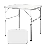 Rigogo Tragbar Klapptisch Aluminium, Campingtisch Flatbar für Balkon...