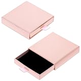 Piriuuo 2 Stück Schmuck Geschenkbox, 8 * 8 * 1,7 cm Papier-Schmuck-Display...
