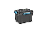 Kis Aufbewahrungsbox Scuba Box 43 Liter in schwarz-blau, Plastik,...