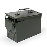 GREELUE Munitionskiste, US Ammo Box, Patronenbox, Aufbewahrungsbox für...