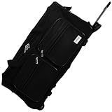 DEUBA Reisetasche | mit Trolleyfunktion | Rollen mit Kugellager |...