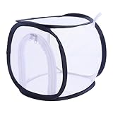 Vaguelly Faltbarer Schmetterlingskäfig Transparenter Insektenhabitat...