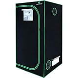 GreenArchitecture GA Grow Zelt 90x90x180 cm (35x35x70) Reflektierendes...