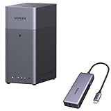 UGREEN NASync DH2300 2 Bay Desktop NAS mit 5Gbps USB C LAN Adapter...