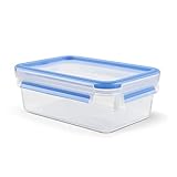 EMSA Clip & Close Frischhaltedose, rechteckig, 1 L, mit Deckel,...