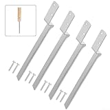 Quick Fix Holzpfosten-Bodenanker für Schaukeln inkl. 4 Hülsen und 8...