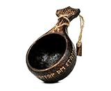 Norse Empire Traditioneller Kuksa-Tasse, 340 ml, ultimativer einzigartiger...