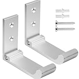 AUPERTO 2 Pcs Faltbare Wandhaken klappbare Wandhalterung Aluminium...