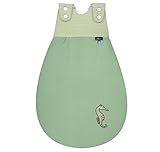 Alvi Baby-Mäxchen Außensack, Schlafsack mitwachsend, Baumwoll Schlafsack...