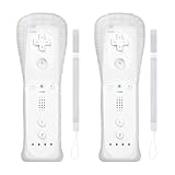 SWCTIM Wii Controller 2 Pack,Wii U Controller mit Silikonhülle und...