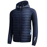 Pioneer Camp Herren Laufjacke Leichte Puffer Jacke Hybrid Winter Warm Up...