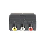 WICAREYO RGB SCART Plug Männlich zu 3 RCA Weibliche AV Adapter Konverter...