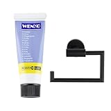 Toilettenpapierhalter Mod. Bosio Black inkl. Kleber, Rollenhalter in...