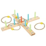 small foot Ringwurfspiel 'Active', aus Holz, Garten-Spiel für Kinder ab 3...