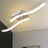 Depuley LED Modern Deckenleuchte, 2 Flammig Deckenlampe, Warmweiß 3000k,...