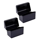 ULTECHNOVO 2 Stück Teiliges Kunststoff Visitenkarten organizer mit Flip...