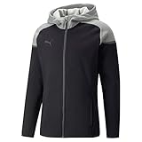 PUMA Herren Teamcup Casuals Kapuzenjacke Schwarz, 3XL