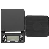 FONDOTIN Küchenwaage Digital 3kg mit Timer und Zähler Elektronische...