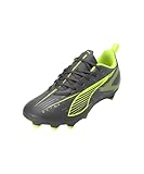 PUMA Ultra 5 Play FG/AG JR Fussballschuh, Matte Aged Silver-Yellow ALERT...