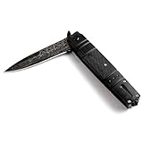 Klappmesser 8.7' Taschenmesser Robust Leicht aus schwarz ABS & Stahl messer...