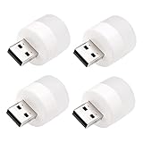 Amosfun 4 Stück USB Mini Nachtlicht Tragbare LED Lampe für Schlafzimmer...