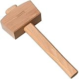 GREBSTK Holz Mallet Manuelle Eis Hammer Mallet Buche Solid Tischler...
