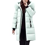 Lazzboy Puffer Jacke Damen Lange Winterjacke Daunenjacke Parka Mit Plüsch...
