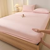 JIANINGHOME Winter Spannbettlaken 180x200,Winter Spannbettlaken Warme...