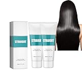 Dyceittdia 2pcs Haarglättungscreme, Hair Straightening Cream,...