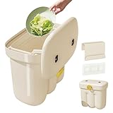 Lufaze Küchen Mülleimer Mit Deckel | Wand Abfalleimer mit...