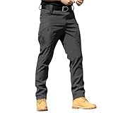 Herren Cargo Hosen Reißverschluss Jogginghose Baggy Chino Hosen...