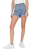 ONLY Damen Shorts high Waist 5-Pocket Design Knopfleiste Reißverschluss...