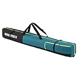 Gremex Skitasche - Skisack für 1 Paar Ski - Wasserdichte Skitasche 160 cm...